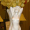 Sculpted chocolate nudes and croqu-en-bouche topiary cake